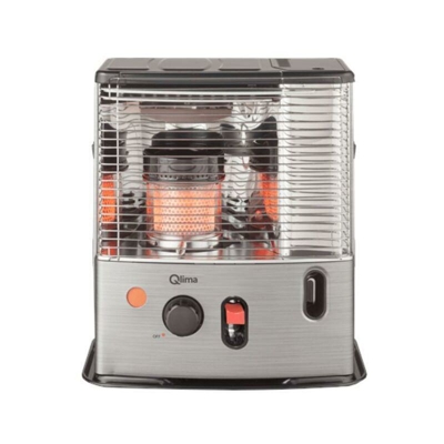 Stufa combustibile qlima r7227stc-2 - liquido con stoppino-2,7kw-grigio