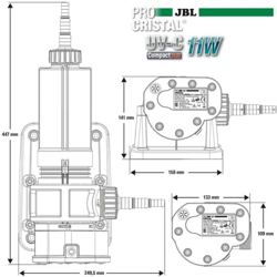 JBL ProCristal Compact UV-C 11 W características