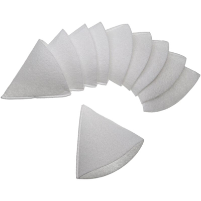vhbw 10x filtro a cono per impianto di ventilazione ad es. compatibile con Helios, Maico, Pluggit, Zehnder - Filtro di scarico G4, DN 100, bianco