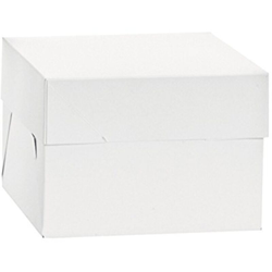 0339490 Box per Dolci, Cartone, Bianco, 40,5x40,5x37,5 cm - Decora precio