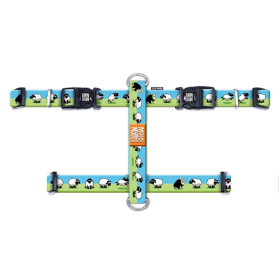 Pettorina ad H per cani Max & Molly Black Sheep - 70-98 cm circ. addome