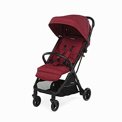 Foppapedretti 9700347605 Jumbo Passeggino Compatto a Chiusura Automatica, Scarlet