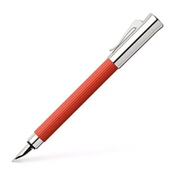 Graf von Faber Castell 141773 - Penna stilografica Tamitio India Red B en oferta