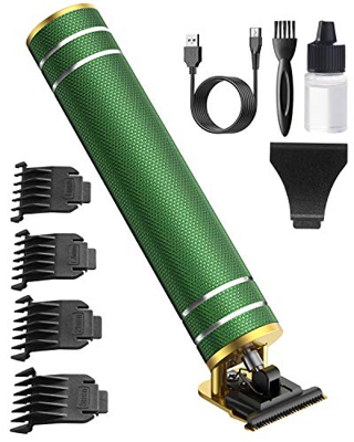 Tagliacapelli Uomo Professionale，ATEEN Tagliatrice Capelli Trimmer， Rasoio Barbiere Barba Elettrica Trimmer, Elettrico Pro Li Outliner Regolabarba Uom
