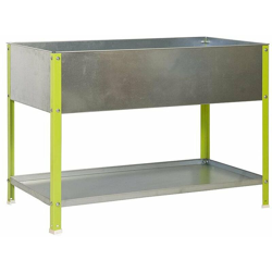 SimonRack - Fioriera galva/verde 200L con ripiano - UrbanGarden Top 850x1200x600 Galva - en oferta