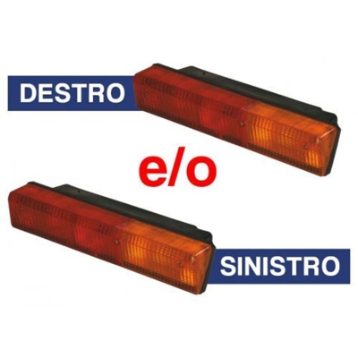 Coppia Fanali Posteriori Alogeni Ama Trattore Fiat Landini Massey Ferguson