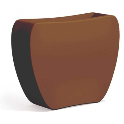 Fioriera Heart Marrone in Polimero Cm 100X30X80 H - Monacis