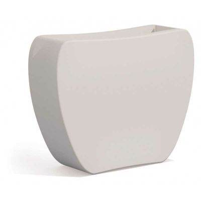 Fioriera Heart Bianco in Polimero Cm 100X30X80 H - Monacis