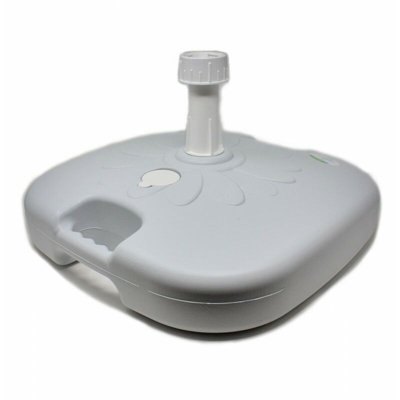 Base per Ombrellone Riempibile Plastica 20 litri Bianca EcoPlast