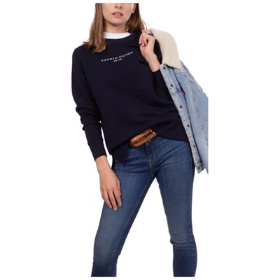 Felpa Donna Essential Girocollo
