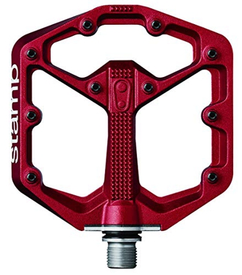 Crank Brothers Stamp, Pedale per Mountain Bike. Unisex-Adulto, Rosso, S
