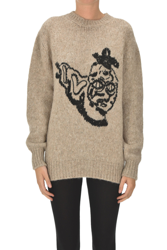 Alpaca wool pullover en oferta