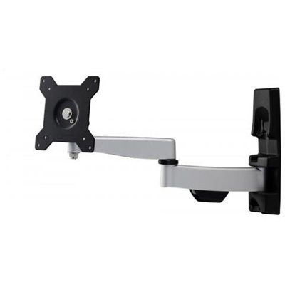 AMRWEX110 supporto da parete per tv a schermo piatto 61 cm (24'') Black, Acciaio inossidabile