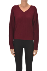 Ribbed cashmere knit pullover características