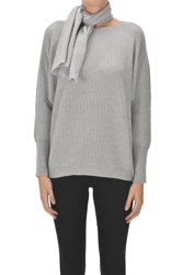 Ribbed cashmere knit pullover características