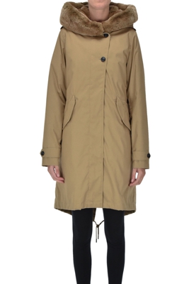 Literary parka coat