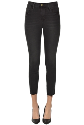 Cropped skinny jeans