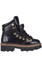 Leather lace up boots precio