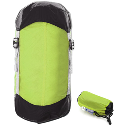 Sacco a compressione ultraleggero sacco a pelo sacco portaoggetti verde 15L (M) características
