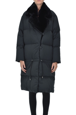 Fur collar down jacket