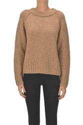 Merinos wool knit and cashmere pullover en oferta