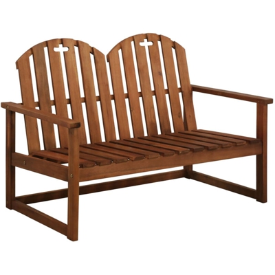Panchina da Giardino 110 cm in Legno Massello d'Acacia