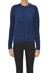 Melange knit pullover características