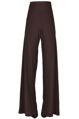 Silk-blend trousers
