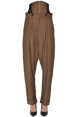 Pinstriped Corset trousers