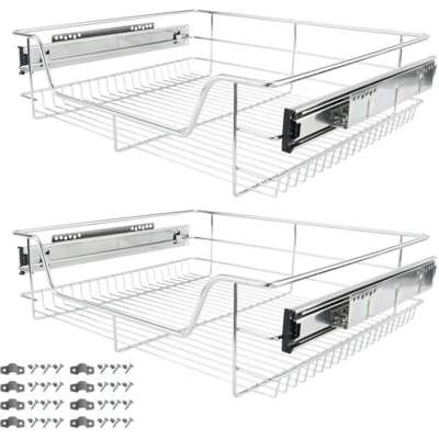 2x Arebos Cassetto Telescopico 60 cm