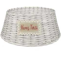 Cesta Copertura Base per Albero di Natale Ã 53 x 26 cm Colore Bianco CESTA BIANCA COPRIBASE ALBERO D.53X26 | PZ precio
