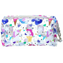 Sacchetti cosmetici da viaggio multifunzionali Sacchetto trasparente per trucco in PVC con motivo a cartone animato características