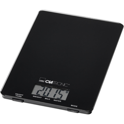 KW 3626 Nero Superficie piana Rettangolo Bilancia da cucina elettronica precio