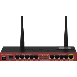 RB2011UIAS-2HND-IN router wireless Gigabit Ethernet Banda singola (2.4 GHz) Nero, Bordeaux, Interruttore precio