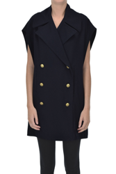 Sleeveless double-breasted blazer características