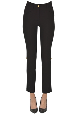 Skinny jersey trousers