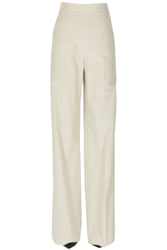 Wide leg corduroy trousers características