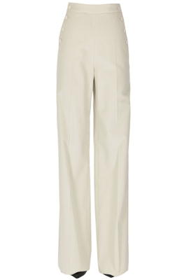 Wide leg corduroy trousers