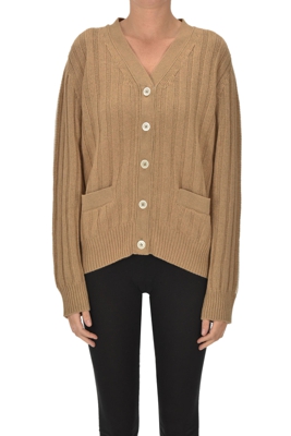 Ribbed knit cardigan