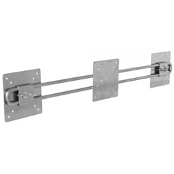 Supporto a Parete Per Due Tv a Schermo Piatto da 32'' max 10Kg Nero en oferta