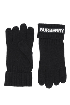 Cashmere knit gloves