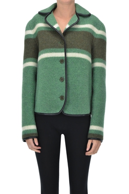 Striped cloth jacket