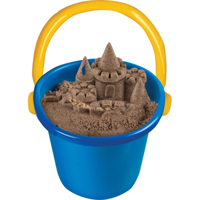 Kinetic Sand Sacchetto Sabbia Marrone - 1.36kg sabbia che non secca, dai 3 anni, Gioco di sabbia
