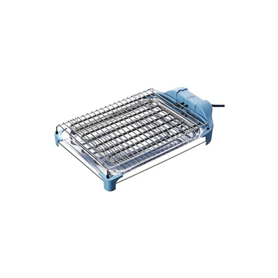 Jata - BQ5101AM, Barbecue elettrico, 2400 W, acciaio inox, blu