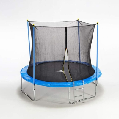 Trampolino Tappeto Elastico 185cm Rete e Imbottiture di sicurezza Kangaroo S