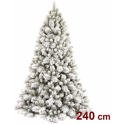 Albero di Natale abete Nardis innevato 240cm
