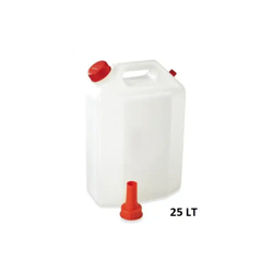 Lgvshopping - Tanica 25 Lt in Polietilene Con Tappo Versatore Neutra 21x44x49 cm Acqua Olio en oferta