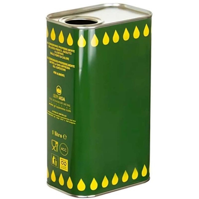Machieraldo - LATTINA OLIO RETTANGOLARE l 1.0 tappo mm 24