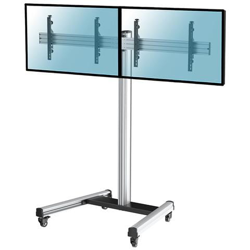 031-1210k2 Supporto Tv Da Pavimento Mobile Con Ruote Per 2 Tv Lcd Led 43-49, Altezza 175 Cm características