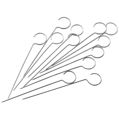 Spiedino Acciaio Inox Cm.10 Set 12 Pz. Pedrini